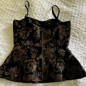 Corset style top